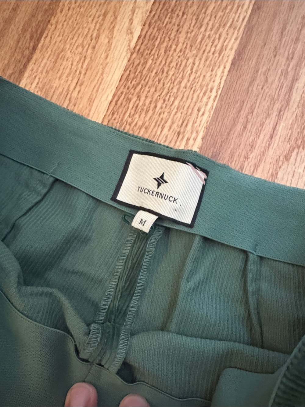 Tuckernuck Green Corduroy Ashford Pants Medium - Picture 3 of 7